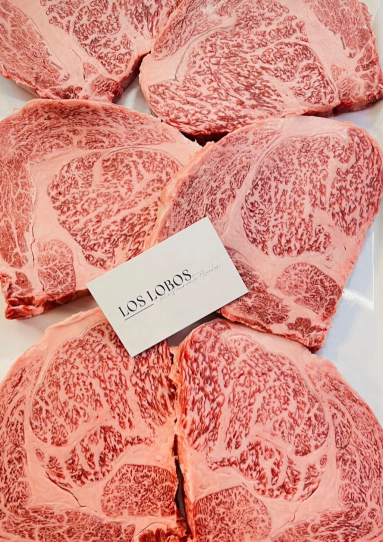 Wagyu japonés certificado — Mesón Los Lobos Restaurante Asador Algarrobo